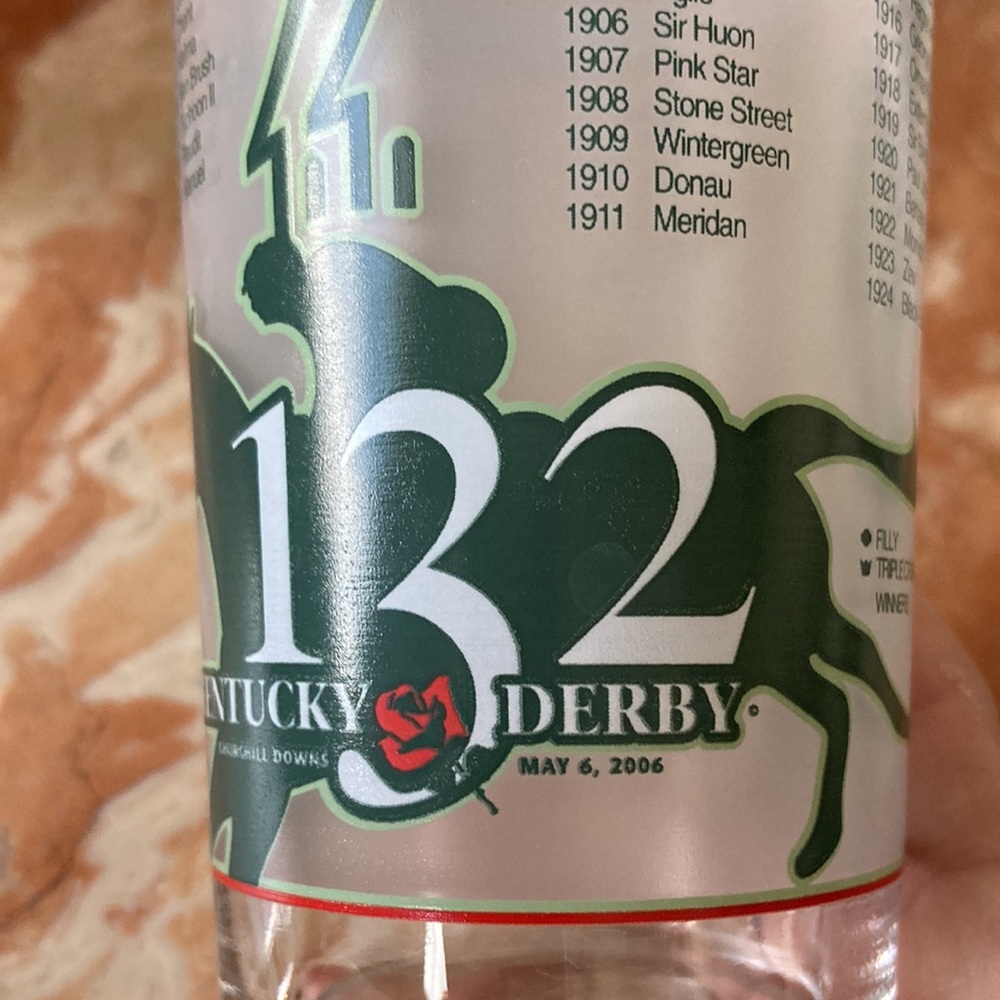 Official Kentucky Derby 132nd Mint Julep Glass - Picture 2 of 5